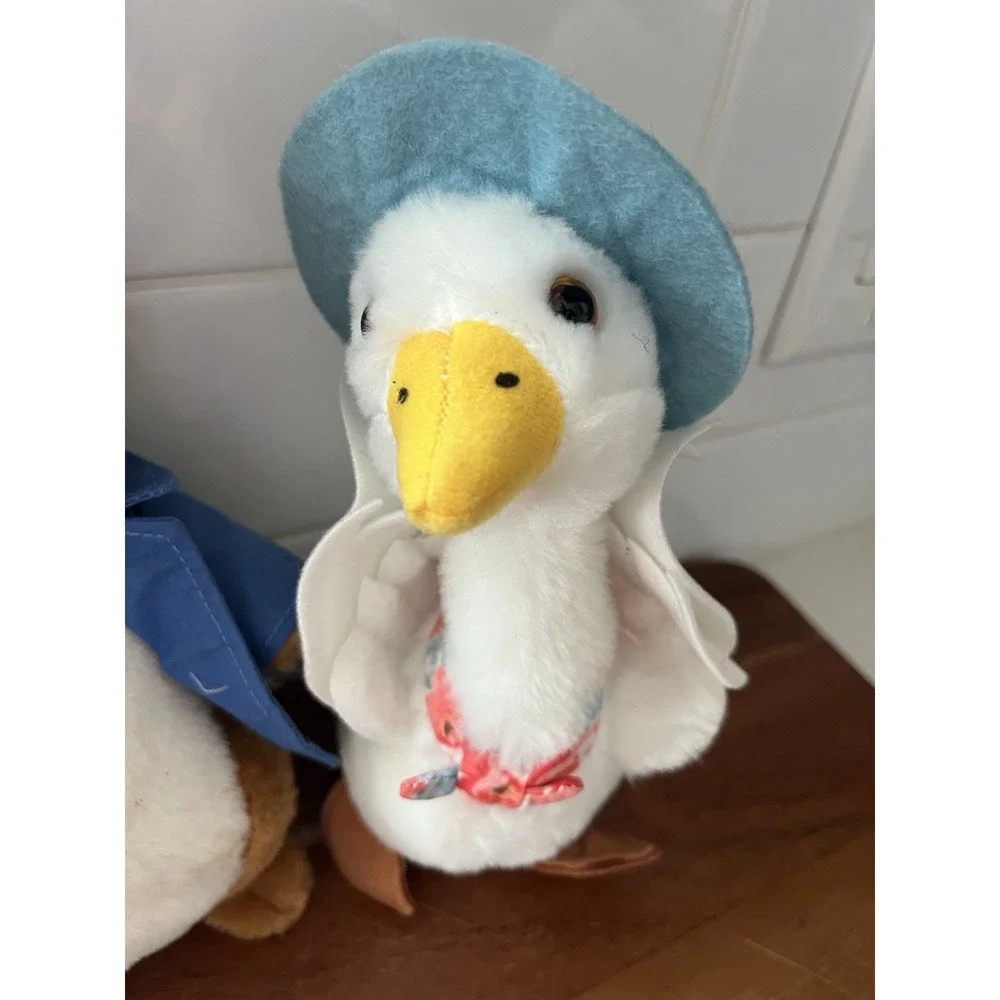 Ty Peter Rabbit & Jemima Puddle Duck Beanie Babies 2018 Movie Plush Lot 2